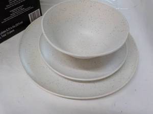 Mainstays 12 pc Dinnerware Set Juego De Vajilla