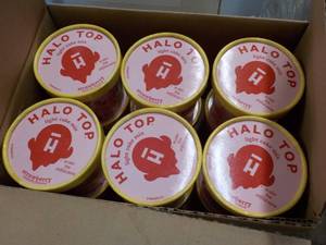12 Halo Top Strawberry Individual Cake Mixes- just add water and microwave