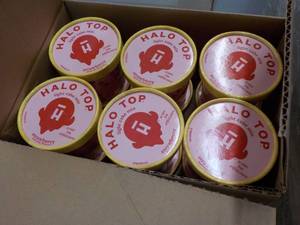12 Halo Top Strawberry Individual Cake Mixes- just add water and microwave