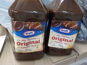 2 x 5 lb. 2 oz Bottles Kraft Original Barbecue Sauce