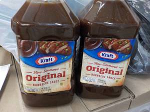 2 x 5 lb. 2 oz Bottles Kraft Original Barbecue Sauce