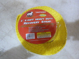 lot 25 image: White Dog Heavy Duty Recovery Strap