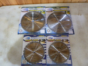 lot 76 image: 4 AJ Wholesale Carbide-Tip Saw Blades