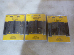 lot 86 image: 3 Packs of Project Pro 3 12 Door Hinges