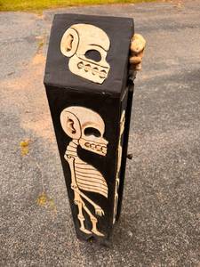 Skeleton wood cabinet