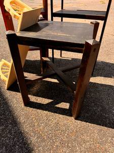 Wood shelving plus stand