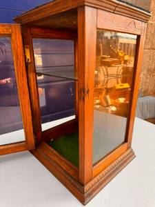 Small Wood Display Cabinet