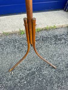 Antique metal coat rack