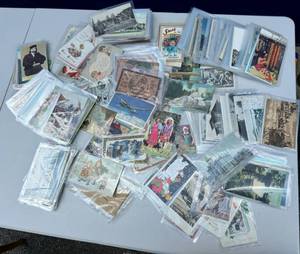 Box of Vintage Post Cards