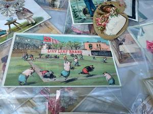 Box of Victorian Trading Cards