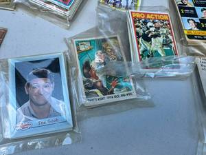 Vintage postcards and trading card lot.&nbsp