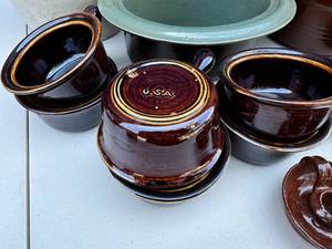 Bean Pot, Soup Bowl, Cassarole, stoneware lot