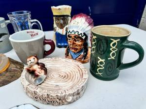 Coffee Mugs and Ashtray Lot