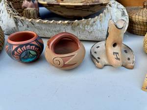 Handmade and Native American Baskets and Bowls.