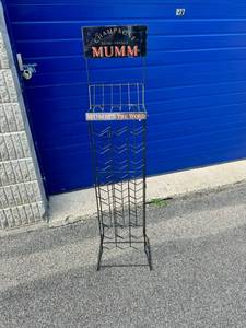Mumm Champagne Bottle Rack