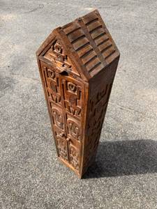 Home Decor Tribal Wood Cabinet