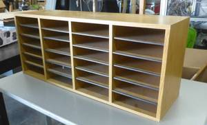 lot 33 image: Mail sorting box 39x12x16 tall
