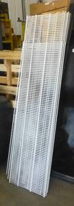 lot 55 image: 5 pieces of New wire shelving 16 in deep 54 in long