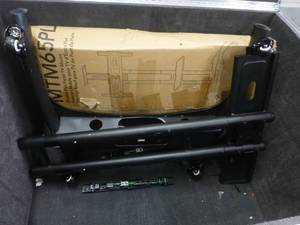 lot 66 image: Mobile Flat Panel TV Mount on wheels for 37-65 inch tvs
