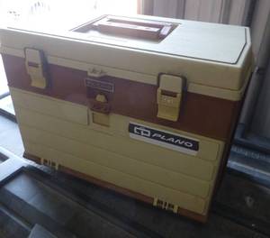 lot 239 image: Plano box with tackle
