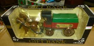 lot 270 image: Ertl bank - horse and wagon