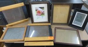 lot 341 image: Lot of 8 photo frames 8x10 and 5x7