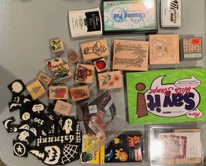 lot 14 image: Rubber stamps collection