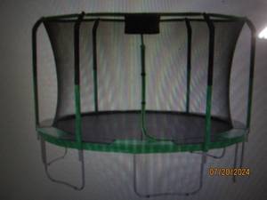 lot 37 image: Skytric 11 Trampoline with Top-Ring Enclosure