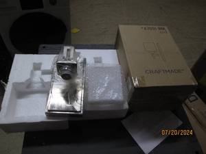 lot 63 image: 2 new craftmade urbane wall sconces...