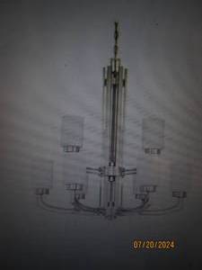 lot 82 image: new 9 - Light Dimmable Tiered Chandelier sunset lighting darby 9-light chandelier