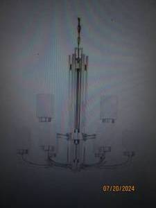 lot 83 image: new 9 - Light Dimmable Tiered Chandelier sunset lighting darby 9-light chandelier