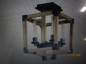 lot 96 image: new craftmade lighting cubic 4-light semi flush mount light