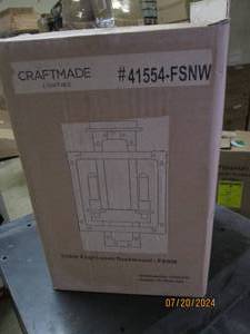 lot 97 image: new craftmade lighting cubic 4-light semi flush mount light