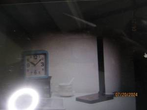 lot 107 image: aleris led desk lamp with usb built in battery includes 15 watt integrated led lighting three different led light sources cool whiteneutral light, warm light retail $135.00