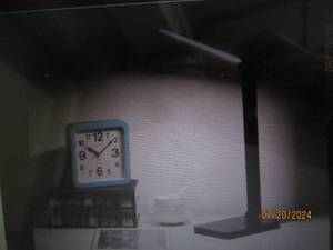 lot 115 image: aleris led desk lamp with usb built in battery includes 15 watt integrated led lighting three different led light sources cool whiteneutral light, warm light retail $135.00