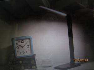 lot 116 image: aleris led desk lamp with usb built in battery includes 15 watt integrated led lighting three different led light sources cool whiteneutral light, warm light retail $135.00