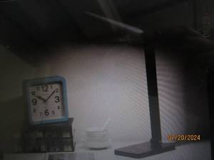 lot 117 image: aleris led desk lamp with usb built in battery includes 15 watt integrated led lighting three different led light sources cool whiteneutral light, warm light retail $135.00