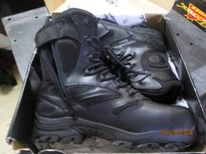 lot 154 image: thorogood deuce side trac 8 inch waterproof side zip comp saftey toe size mens 9w womens 11w
