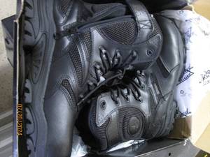 lot 156 image: thorogood deuce side trac 8 inch waterproof side zip comp saftey toe size mens 9w womens 11w