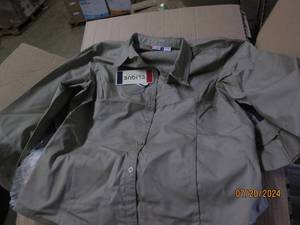 lot 159 image: case of 20 clique long sleeve button up work shirts new size xltg