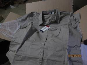 lot 161 image: case of 20 clique size xxxltttg button up work shirts
