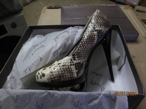 lot 173 image: case of 12 pairs of new bonnibel heels various sizes