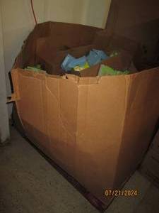 lot 188 image: pallet of easter egg kits and houses