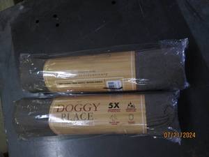 lot 195 image: 2 dog towels 5x the asorbancy...