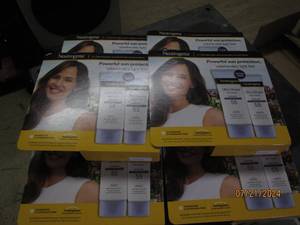 lot 211 image: 6 packages of 2 neutrogena ultra sheer dry-touch spf 55 sunscreen