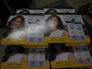 lot 213 image: 6 packages of 2 neutrogena ultra sheer dry-touch spf 55 sunscreen