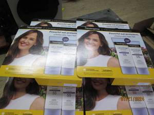 lot 218 image: 6 packages of 2 neutrogena ultra sheer dry-touch spf 55 sunscreen
