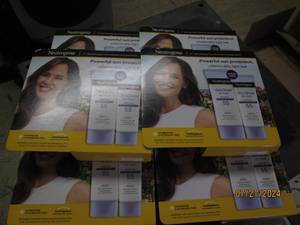 lot 219 image: 6 packages of 2 neutrogena ultra sheer dry-touch spf 55 sunscreen