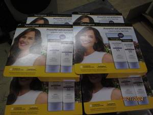 lot 220 image: 6 packages of 2 neutrogena ultra sheer dry-touch spf 55 sunscreen