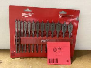 Milwaukee High Speed Wood Spade Bit Set (13-Piece)  Customer Returns See Pictures